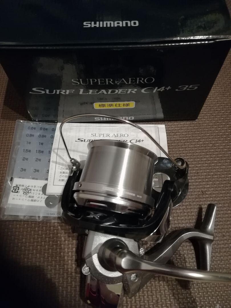 リール SHIMANO SUPER AERO Surf Leader SD CI4+30 Shimano Fishing Surf Leader Ci4+ SD Surfcasting Reel Grey
