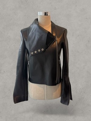 CELINE Phoebe Philo era leather rider jacket 36