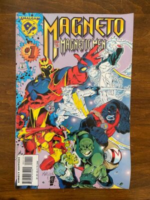 MAGNETO AND THE MAGNETIC MEN #1 (Marvel/DC, 1996) VG- Amalgam
