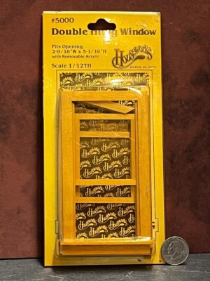 Dollhouse Miniature Working Window #5000 1:12 1 inch scale E120 Dollys Gallery