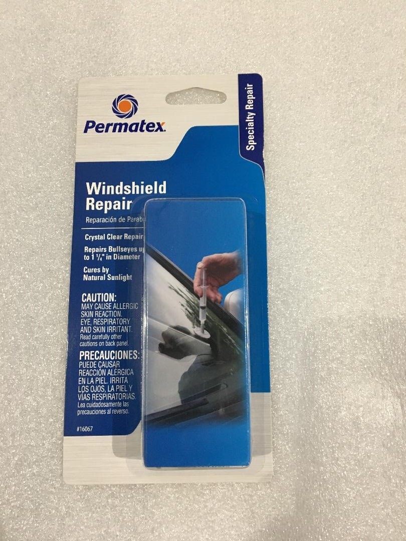 Permatex для ремонта стекол. "ремонт лобового стекла "бычий глаз" 4,8 г (16067). Bullseye windshield repair. Permatex 81840. Permatex 16067.