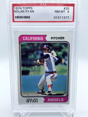 何でも揃う Topps 1974 NOLAN eBay | #9c389f MLB VINTAGE 8 PSA RYAN その他