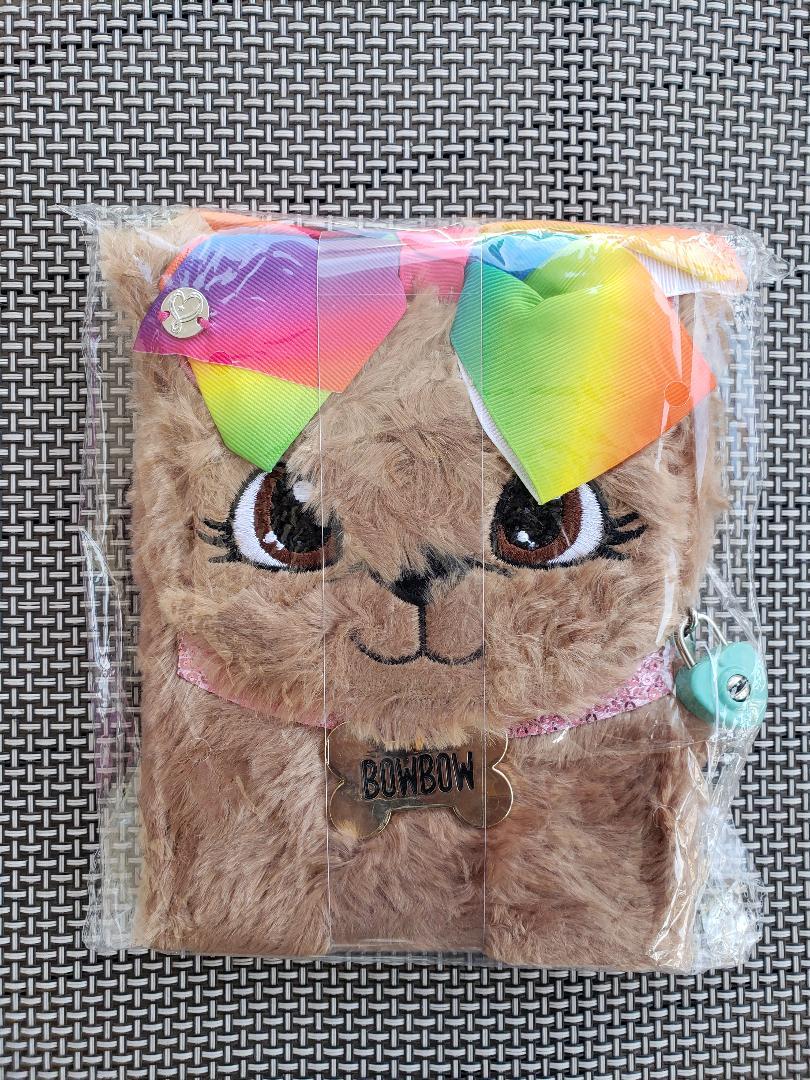 Girl's Plush Puppy Diary with Lock & Keys Claire's NWT