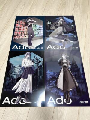 Ado Kura Sushi Collaboration Clear Poster Complete Set A3 Size Japan Limited.