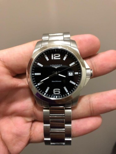 ロンジン Longines Conquest 「デッドストック」 コンクエスト 自動巻、ステンレススティール、シルバー