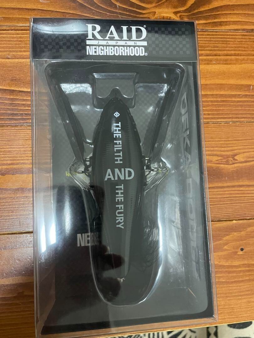 NEIGHBORHOOD - NEIGHBORHOOD RAID DEKA DODGE A-LURE ルアー NEIGHBORHOOD x RAID JAPAN All-Black Fishing Lures | Hypebeast