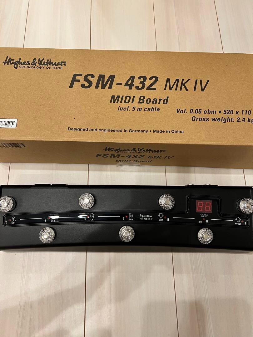 Hughes & Kettner FSM-432 MK IV MIDI BOARD Foot Controller
