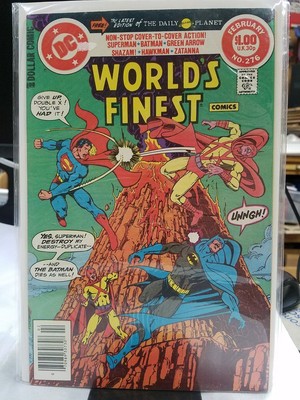 World's Finest 276 NM- FEB 1982 Dollar Comic Don Newton Shazam Green Arrow etc
