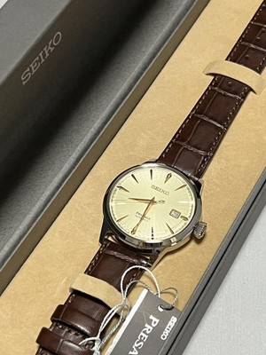 Pre-owned Seiko Presage Sary109 Champaign Gold Mechanical Automatic Men's Watch