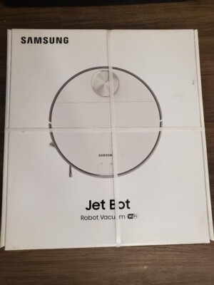 New Samsung Jet Bot Robotic Vacuum Cleaner - White