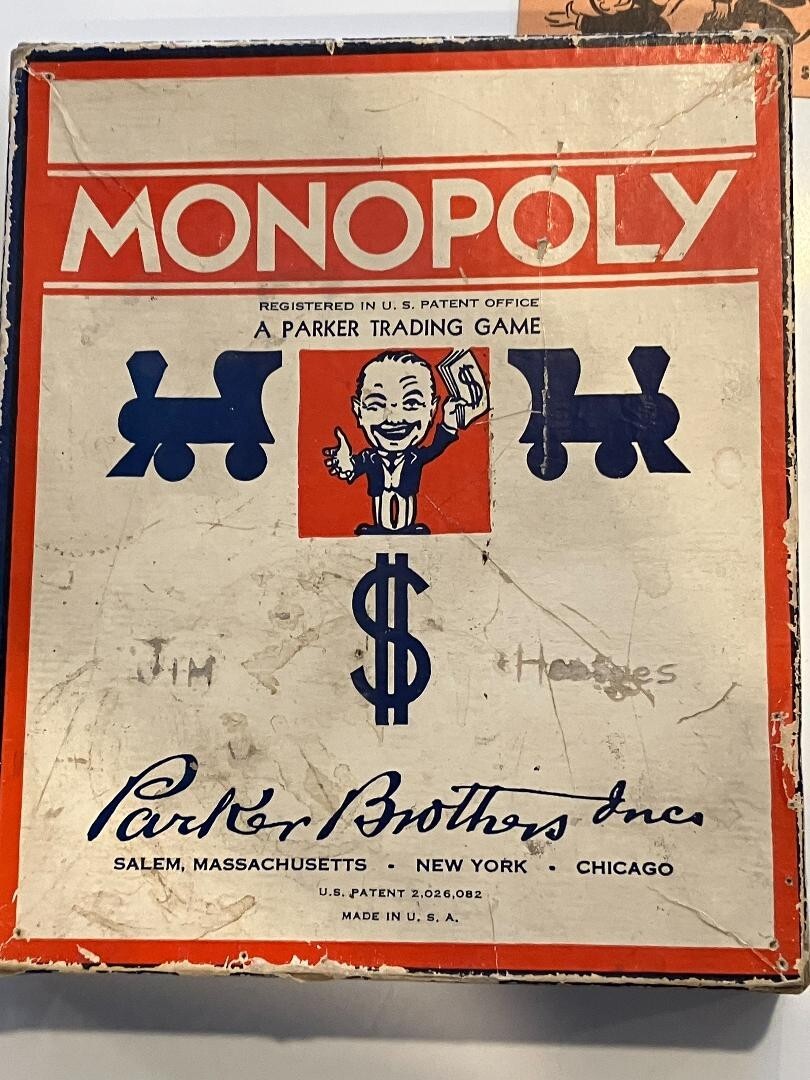【激レア】 ヴィンテージ　MONOPOLY 　モノポリー　1964年版 Vintage 1964 Monopoly Game by Parker Brothers - Red Oversize