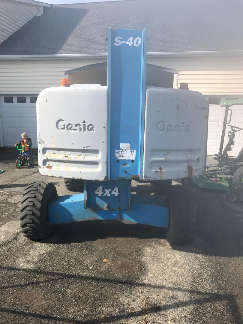 Genie S40 4x4 Manlift Boomlift