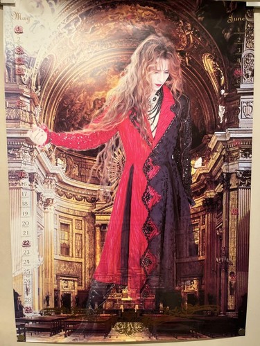X JAPAN YOSHIKI ジャケット XJAPAN YOSHIKI '94 calendar talent goods musician about 30