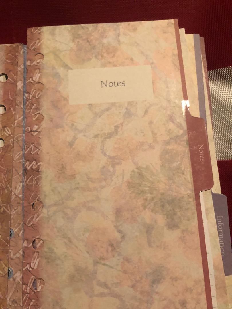 Day Timer #3 Weekly Planner (Undated) 6 3/4