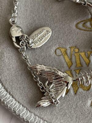 Vivienne Westwood Bracelet Silver Skeleton Mermaid Skull Ariel NO BOX