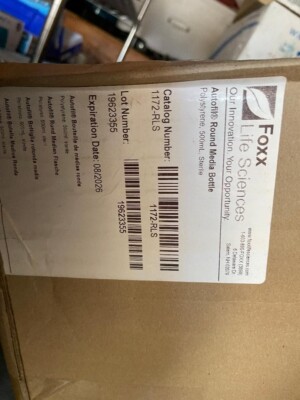 Autofil Round Media Bottle-Sterile 500mL 1172-RLS 24/CS Expiration 8/2026
