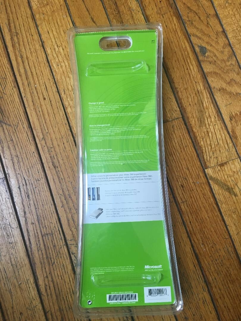 XBOX 360 FACE PLATE, WOOD COLOR/DESIGN, NEW