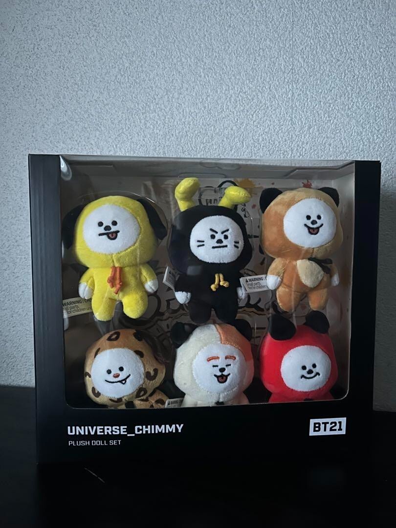 BT21 UNIVERSE CHIMMY ぬいぐるみセット (6SET)／BTS BTS BT21