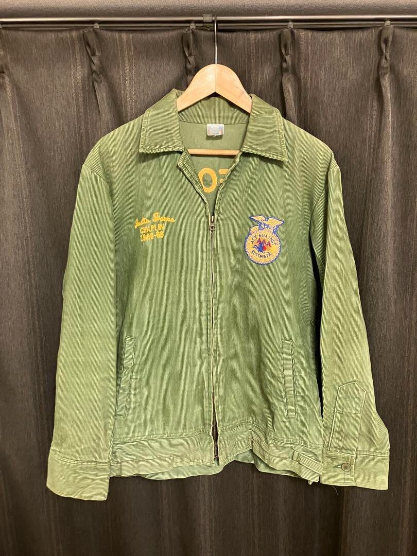 FFA jacket Act Against Automatic green vintage rare length