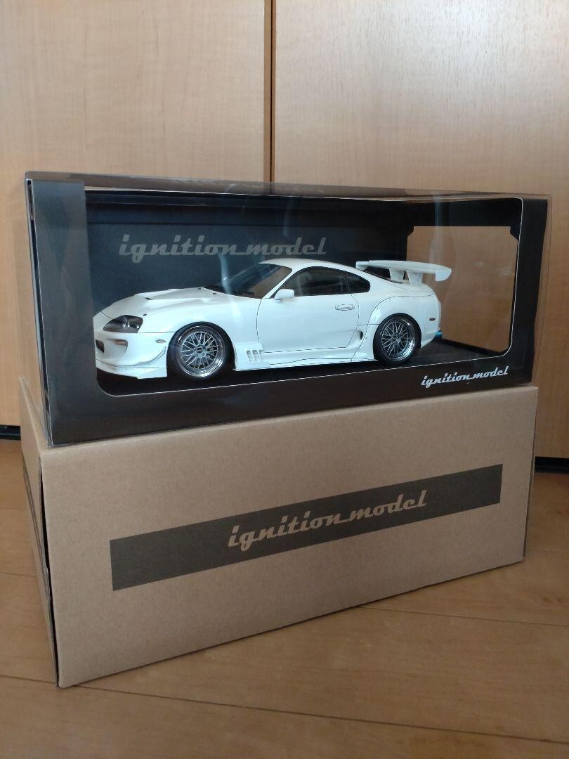 1/18 Ignition Model Toyota Supra JZA80 RZ White w/ Box From