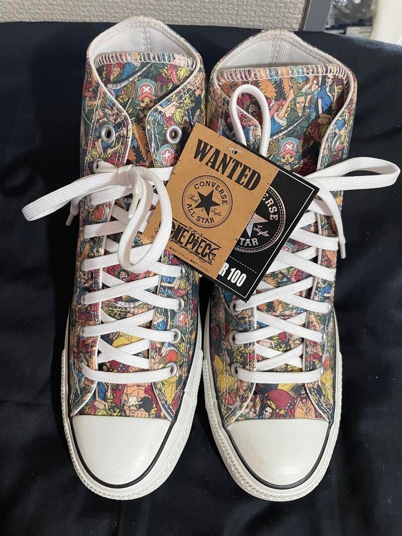 Pre-owned Converse Rare Men's9 One Piece×  Collaboration Shoes Sneaker Luffy Chopper In Multicolor
