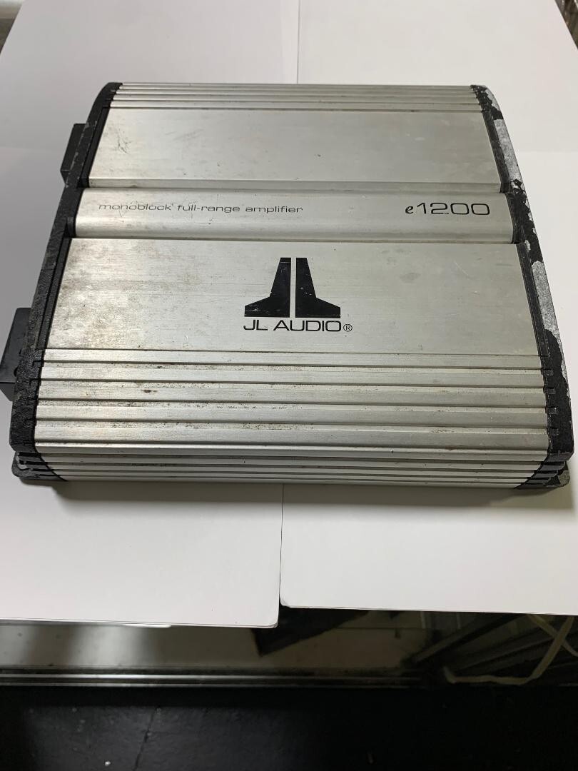 JL AUDIO e1200 モノブロックフルレンジアンプ JL AUDIO E1200 MONOBLOCK AMPLIFIER FOR REPAIR OR PARTS | eBay