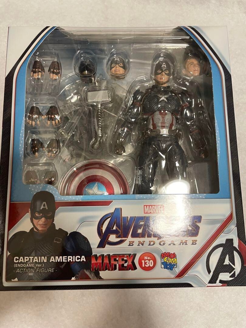 MAFEX CAPTAIN AMERICA（ENDGAME Ver.） MAFEX No.130 Captain America Avengers Endgame Marvel Action