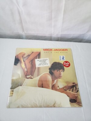 SEALED ~ MICK JAGGER ~ SHE'S THE BOSS ~ 1985 ~ HYPE/PRICE STICKER ~ LP ~ NEW
