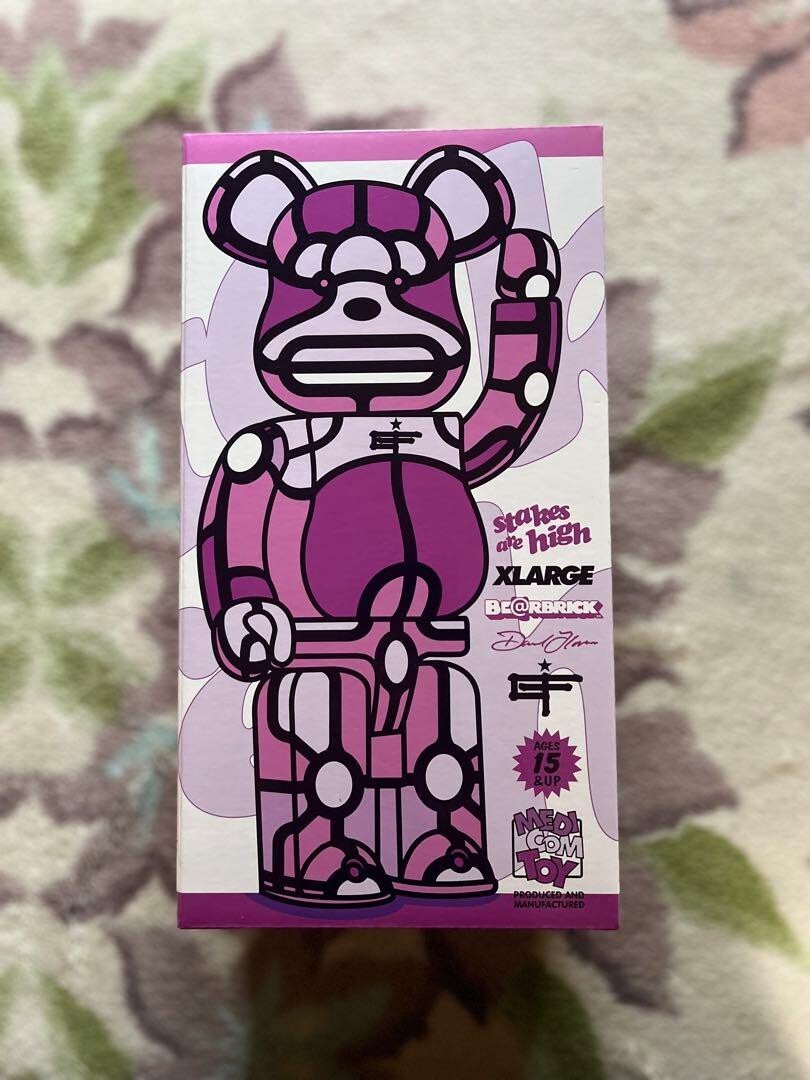 MEDICOM TOY - BE@RBRICK XLARGE DavidFloresPURPLE 400％ BE@RBRICK XLARGE David Flores PURPLE 400％ BEARBRICK MEDICOM