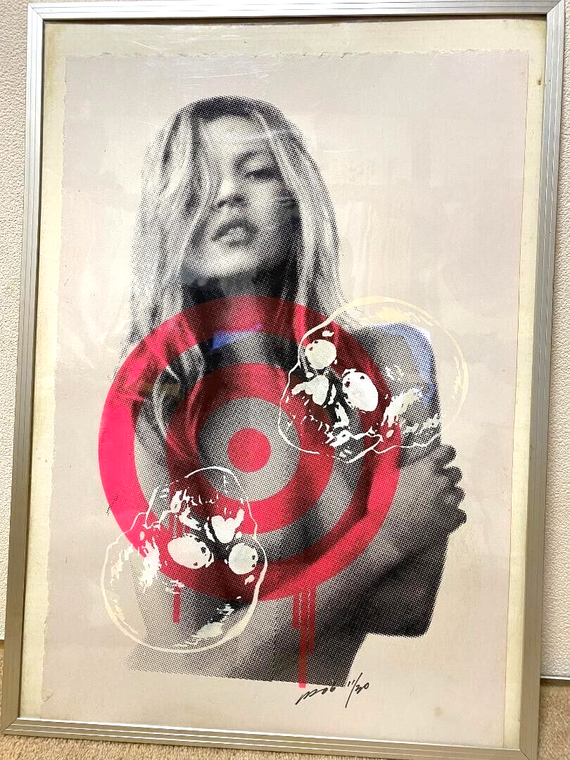 絵画額縁 Wrong Works American Idol? Kate Moss Kate Moss /30 Limited Poster Wrong Works 22 x 15 | eBay