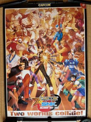 希少　CAPCOM VS SNK　ストリートファイター　KOF　販促ポスター Amazon.co.jp: ゲーム販促ポスター ゲームキューブ用ソフト