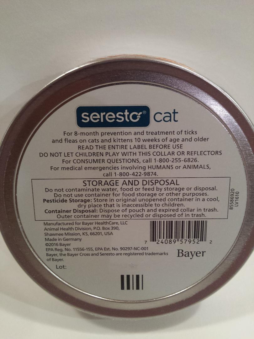 Brand New and Sealed ~ Bayer Seresto For Cats Flea and Tick Collar
