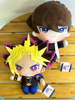 Yu-Gi-Oh! Minikore BIG Plush Toy Doll 34cm Yami Yugi Kaiba Seto Set 2 SK Japan