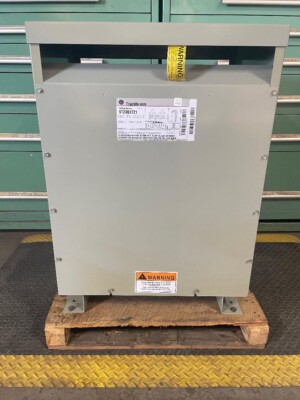 GE 9T23Q1721 Transformer 15 KVA Pri 480V Sec 120V (3 phase)