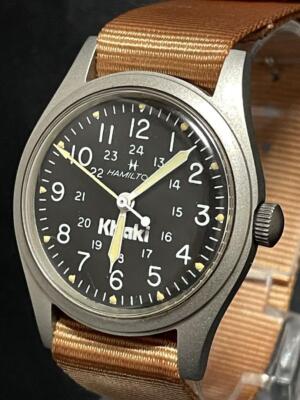 【不動】Hamilton Khaki クォーツ腕時計 9859A hamilton khaki 9859A ハミルトン カーキ｜Yahoo!フリマ（旧