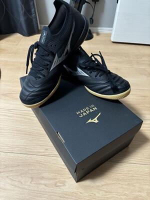 Pre-owned Mizuno Futsal Shoe Morelia Neo Sala Β Japan Tf Us 10 Q1gb2410 03  Black/silver