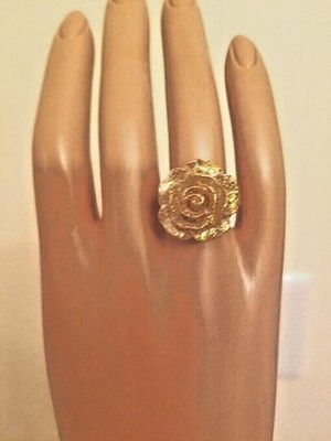 Rose Rings in Resin 17.5 mm Stainless Steel Adjustable You Choose Your Colors