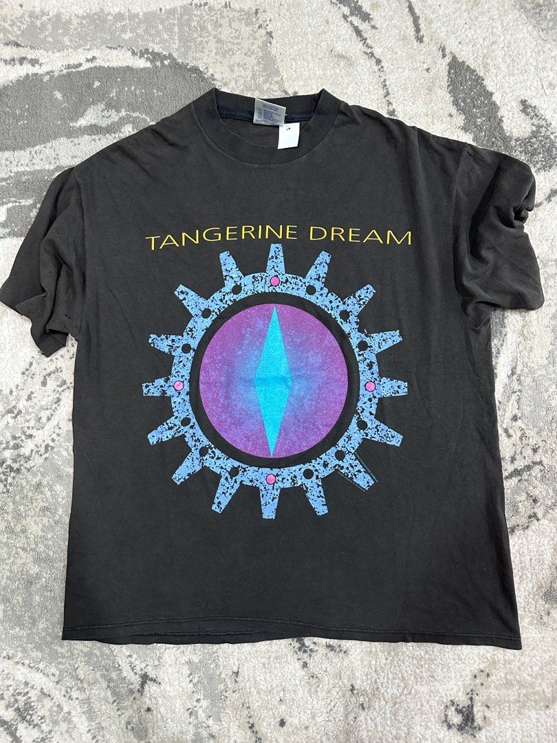 Tangerine Dream 80s ビンテージ バンド Tシャツ L Tangerine Dream 80s ビンテージ バンド Tシャツ L Vtg 1988