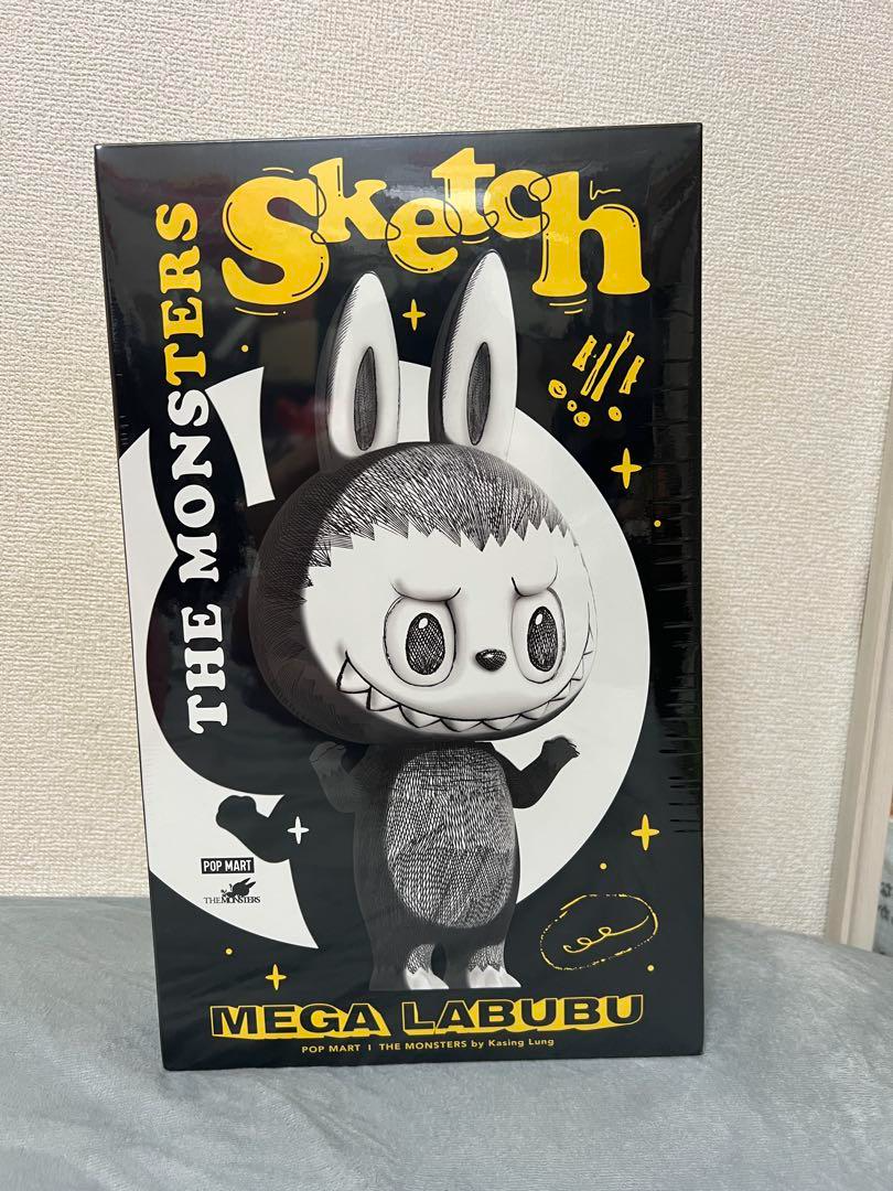 POP MART THE MONSTERS MEGA LABUBU 400% Sketch popmart Action