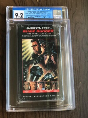 1993 Blade Runner VHS Tape CGC 9.2 A