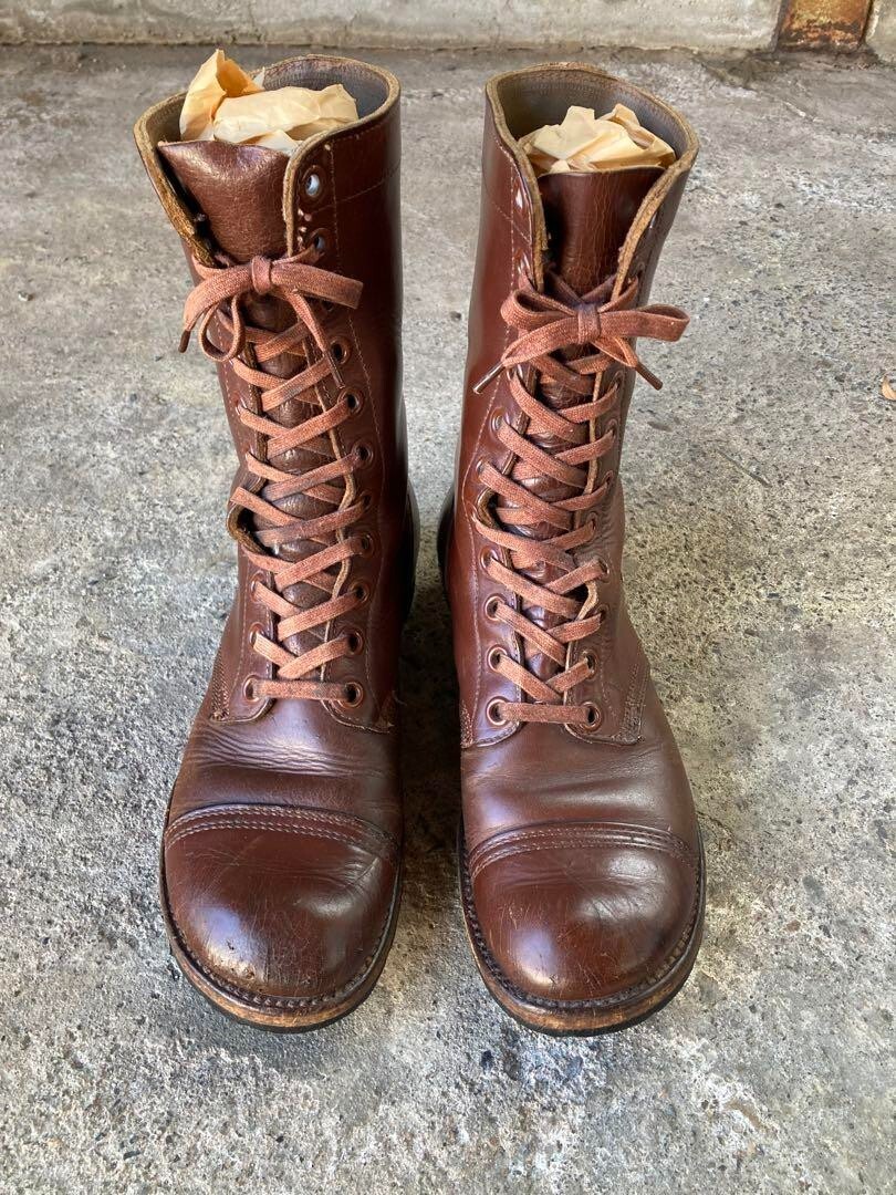 個人装備 40s U.SARMY/USMC m-45 coral shoes Altama Male Corfam Shoe - The Marine Shop