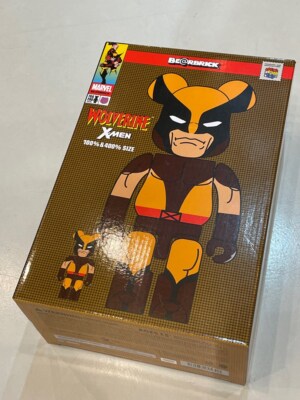 MEDICOM TOY - BE@RBRICK WOLVERINE BROWN Ver. 100％&400％ BE@RBRICK WOLVERINE (BROWN Ver 100% & 400% Bearbrick Toy