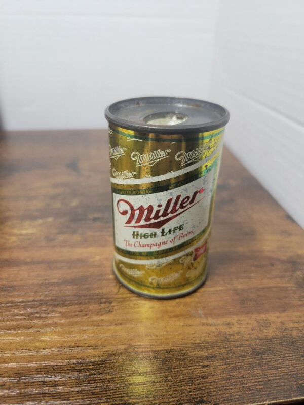 Miller High Life Mini Beer Can Lighter Holder  3" Tall