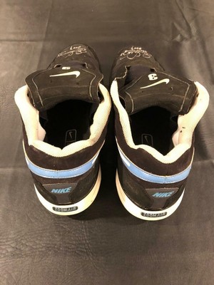 EVAN LONGORIA 2009 Signed Auto GU RAYS Baseball Cleats JSA LOA Grey Flannel