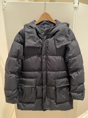 UNIQLO +J JIL SANDER Premium Down Coat Hooded Size M Black with tags Men's