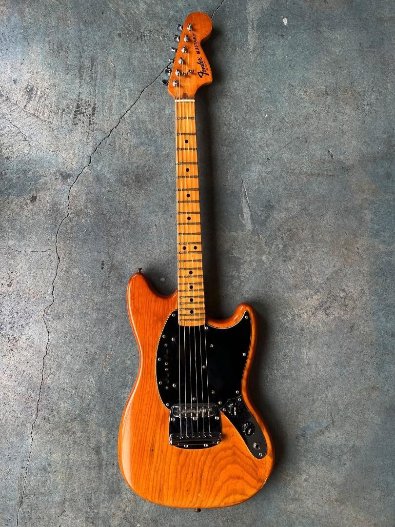 Fender USA Mustang 1977 - ナチュラル Fender USA Mustang 1977 Natural From JAPAN | eBay