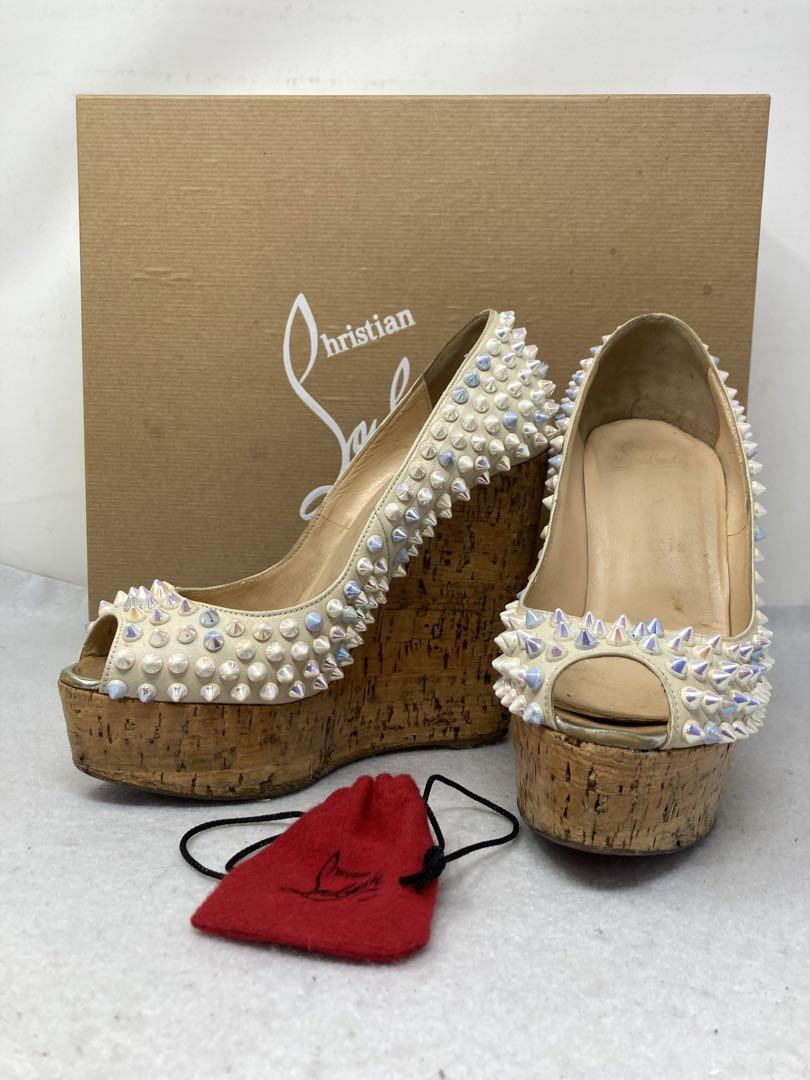 【極美品】◇Christian Louboutin◇オーロラスパイク◇36◇ 極美品】◇Christian Louboutin◇オーロラスパイク◇36◇