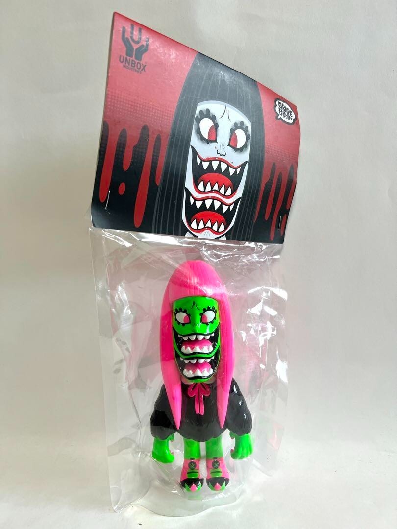 GRAPE BRAIN ゲラゲラ GERAGERA unbox スーフェス91 GRAPE BRAIN GeraGera UNBOX 2 slit Mouth Woman Soft Vinyl