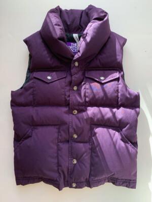 THE NORTH FACE PURPLE LABEL Down Vest Purple Size-XS Used | eBay