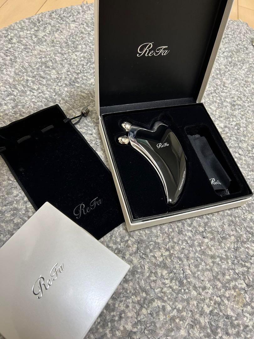 MTG ReFa CAXA BLACK MODEL Facial Massage Handheld Roller | eBay
